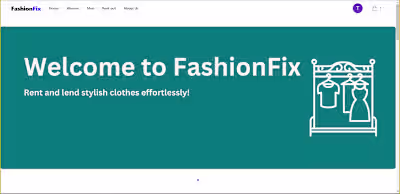 FashionFix: Affordable Web-based Fashion Sharing Platform