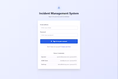 Enterprise-Grade IT Incident Response Platform Development