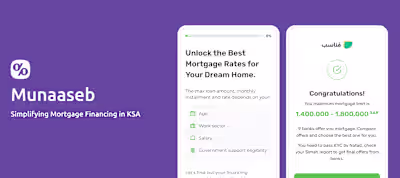 Munaaseb:Redefining the Mortgage Financing Experience in 🇸🇦KSA