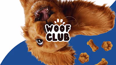 Woof Club: Brand Identity & Packaging Design—Pet Shop Brand 