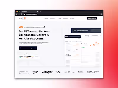 Framer Website Design & Development for StormX