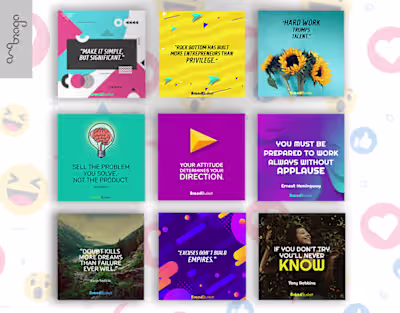 Social Media on Behance