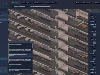 Product Design + UX/UI for Building management system