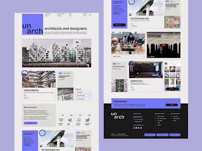 UnArch: A Dynamic Webflow Template for Architecture Firms