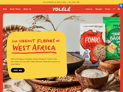 YOLELE LANDING PAGE