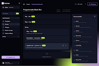 BCMS - Headless CMS (https://thebcms.com/)