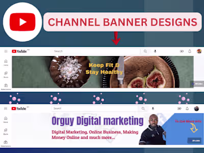 YouTube Channel Banner Design