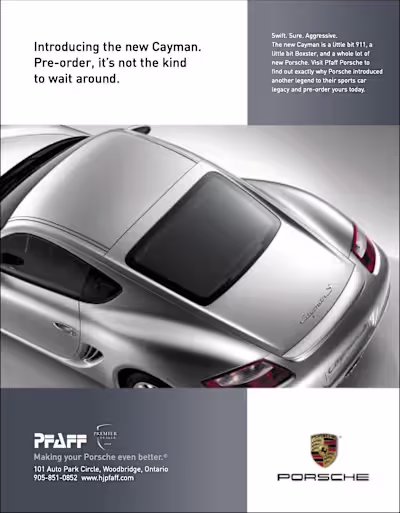 Copywriting for Porsche
