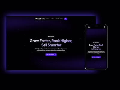 Harz Growth Website Redesign