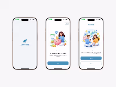 Zenvest savings and investment mobile app - Godswill Peter