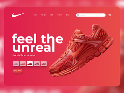 Nike Redesign Concept website