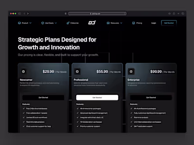 OCD - Pricing Page Exploration