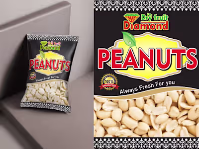 Diamond Dry Food, Packages Design
