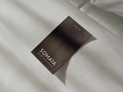 Somaia Hotel & Recovery Brand Identity