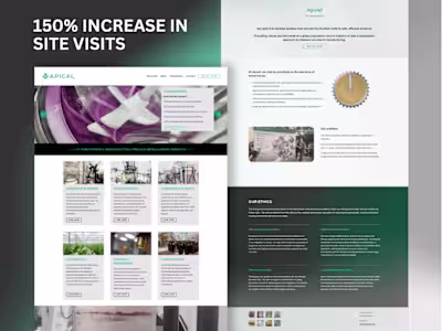 Squarespace Website Design & Migration for Apical