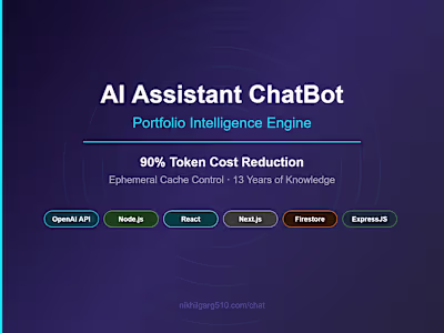 AI Assistant ChatBot — Portfolio Intelligence