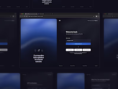 Ayrton - Authentication Website UI