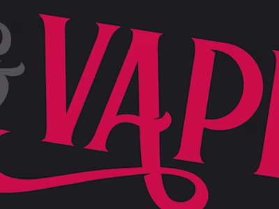 Retro Rock Aesthetics for a Modern Vape Store Branding