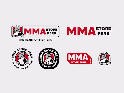 MMA Store Peru Brand Identity Design