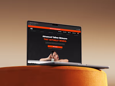 Website Design For Skincare Brand