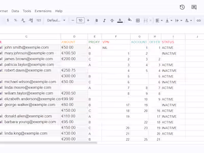 Lead Generation &Web Research