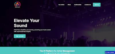 Artist Flow - Music Artist Management Community & Dashboard