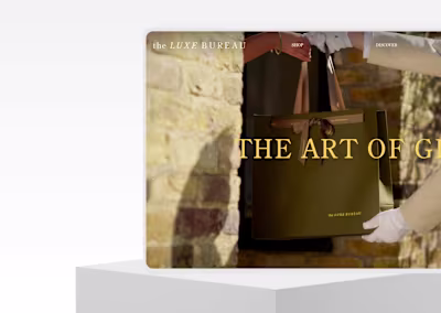 the Luxe Bureau — E-Commerce Webshop with Custom Admin Dashboard