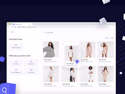 Creation of a new Search Interface for merchandisers