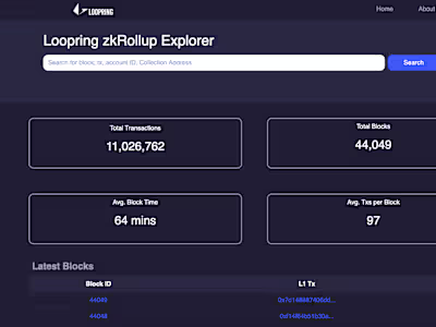 Loopring Explorer