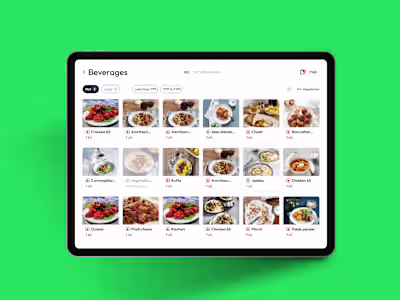 Seamless Food order POS app experience