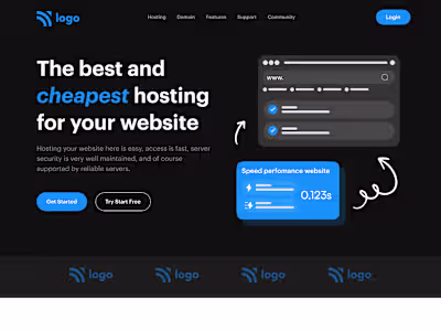 02_Project- Hosting Site Landing Page