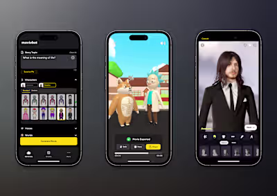 MovieBot – AI-powered 3D Animation App