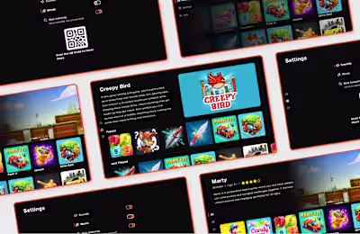 Klebo TV Gaming App - UX/UI Design