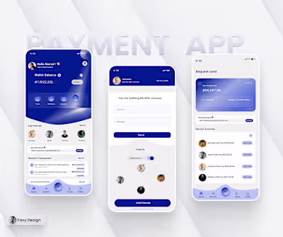 A modern fintech mobile app