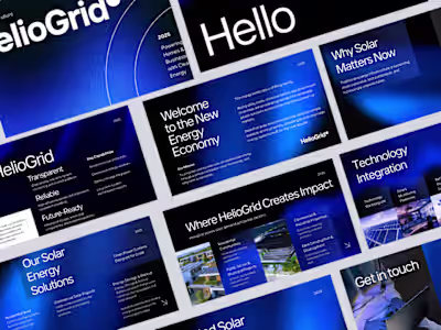  Solar Business Presentation Deck

Overview
Corporate deck