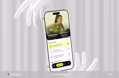 Bloomfit - Fitness Tracker App UI/UX Design