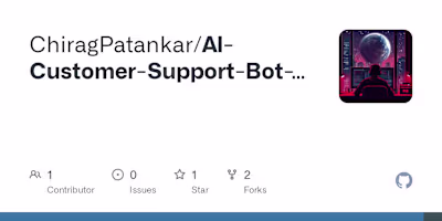 AI Customer Support Bot - MCP Server Development