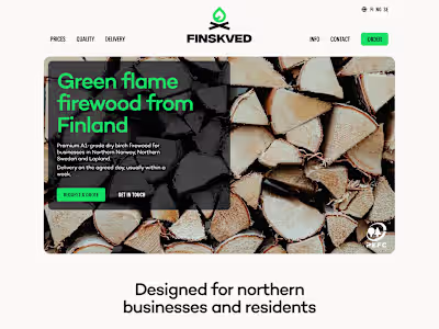 Finskved – Premium birch firewood from Finland
