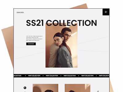 
Shades - Sunglasses and Eyewear, Website