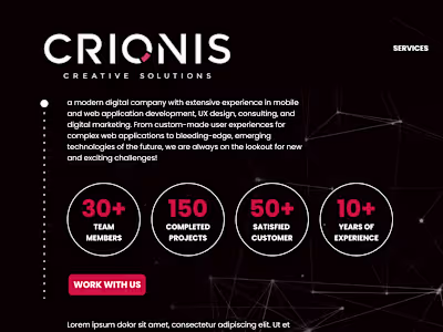 Crionis Web Design