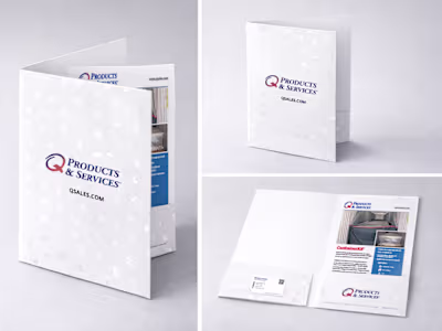 Order Custom 2 Pocket Presentation Folders with Spot UV