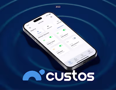 Custos App UI/UX Design
