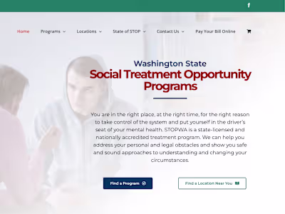 WordPress website for StopWA