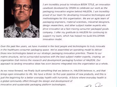 Storybook for the Innovation Department at HALEON Heathcare.