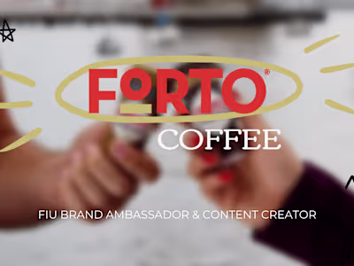 FORTO Coffee - Brand Ambassador 