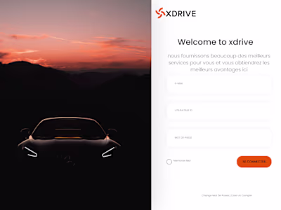 Website UI/UX Design for a Car selling