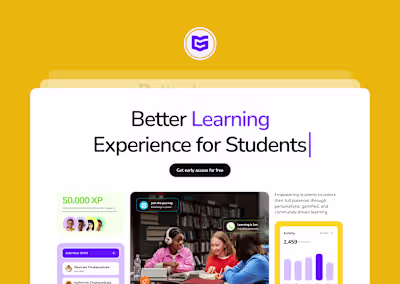 GoStudie Waitlist Website Design
