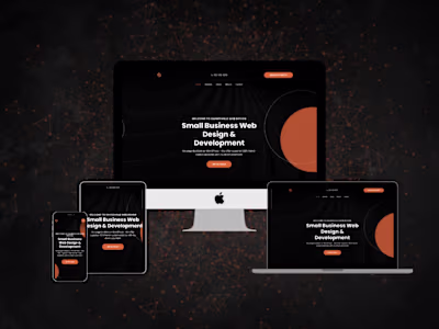 Custom Coded Agency Site