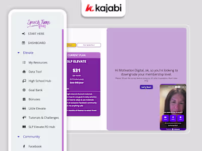 Custom Learning Dashboard for Membership Platforms