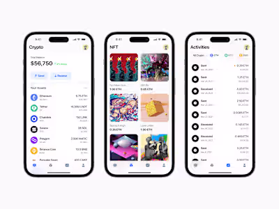 Defi Crypto Wallet iOS App  